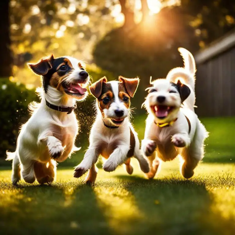 Adorable Fuzzy Jack Russell Terrier Puppies
