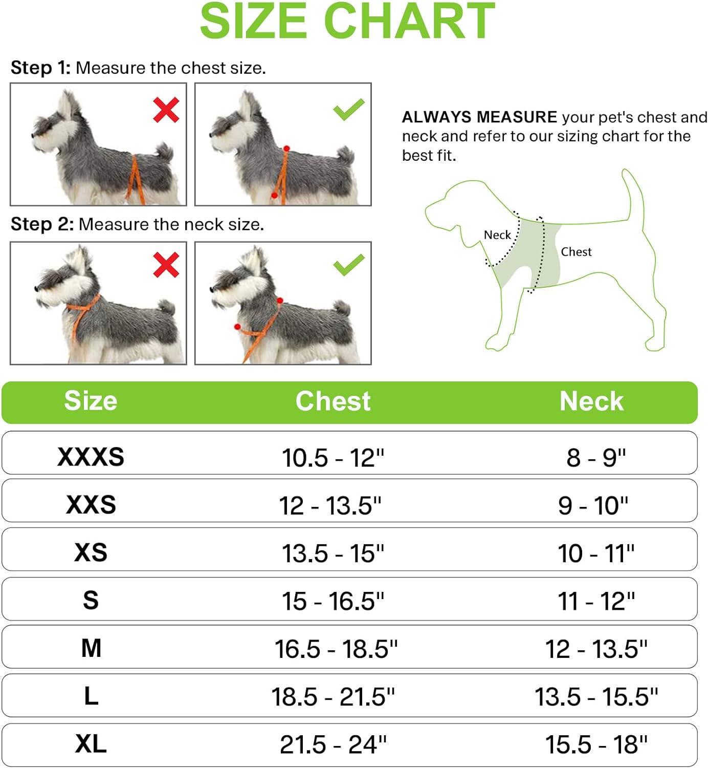 Joytale Step in Dog Harness,12 Colors,Breathable Mesh Vest Harness,Reflective Soft Padded Harnesses for Cats and Puppies Dogs,Green,XXXS